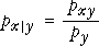 px given y