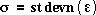 2-sigma limits on x-y plot